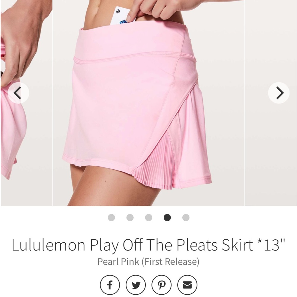 Play off the pleats first release skirt